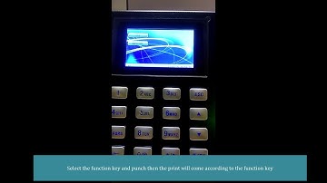 eSSL LP400 function key Settings
