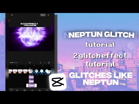 Glitch like Neptun Capcut | Tutorial | capcut | Jujutsu kaisen