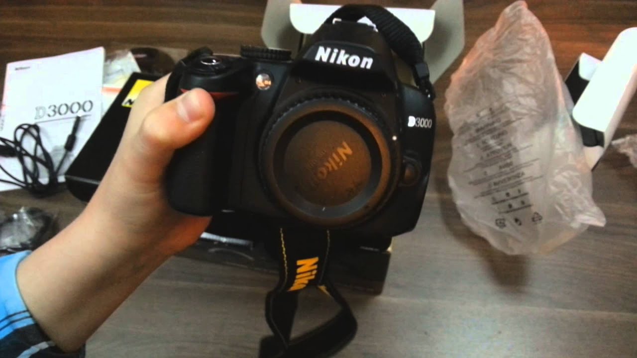 Unboxing Nikon D3000 YouTube