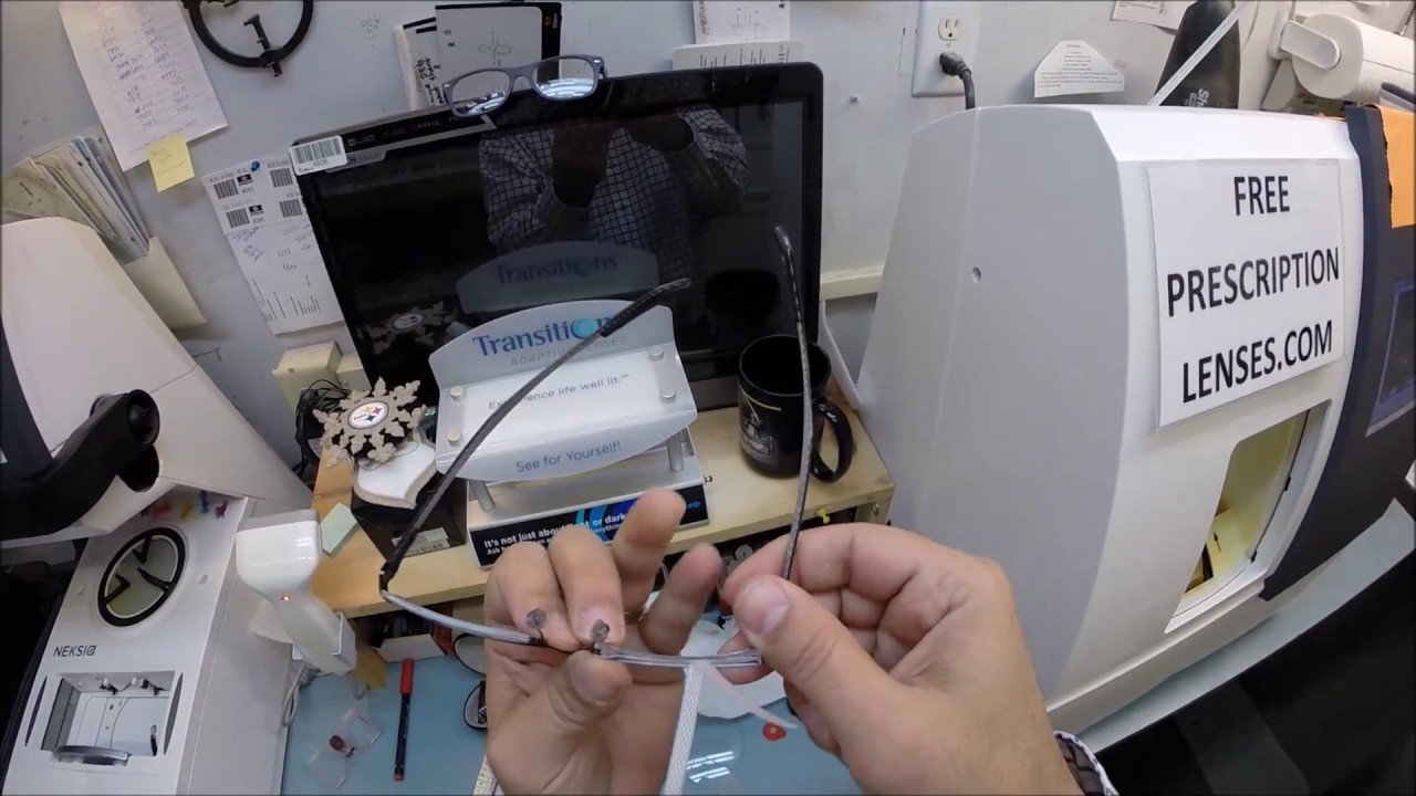 Walker's RayBan 8412 with Rx Hi Index 1 67 Transitions Lenses with Crizal Sapphire