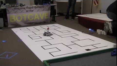Line Maze competition at the 2013 AHRC Robot Rally