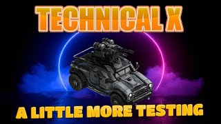 War Commander : Technical X A Little More Testing.