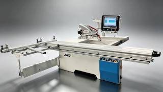 MKJ3200S CNC Sliding Table Saw#servo guide fence#label printer