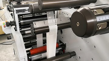 tiny tiny labels with thin waste matrix by semi-rotary die cutter