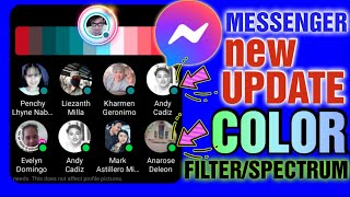 how to change active status color | messenger Spectrum color |color filter new messenger update 2023