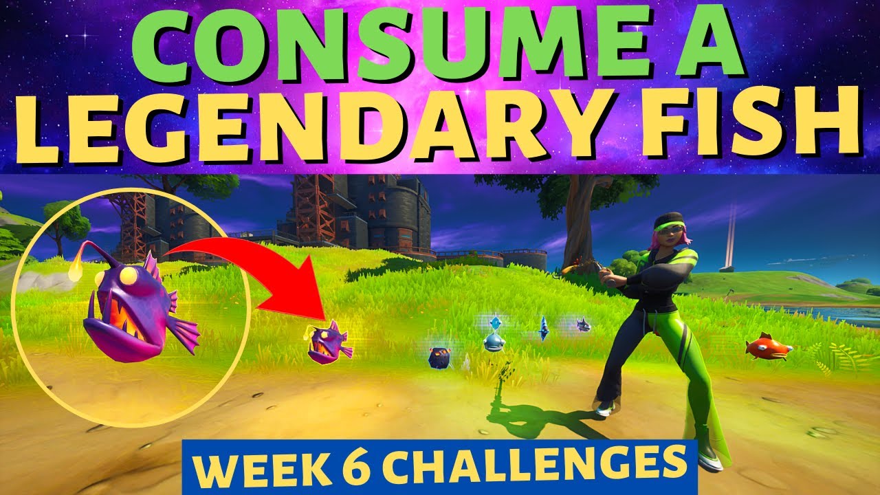 Consume a Legendary Fish in Fortnite! 🐠 (Week 6 Challenge)