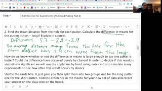 Prob & Stat 3.8 Activity Inference for Experiments