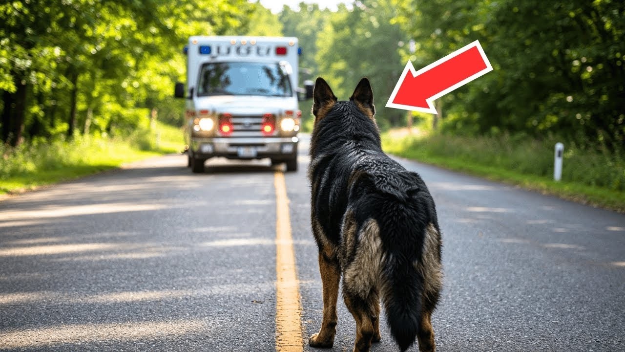 Un Chien Arrête L'Ambulance Sous La Pluie – Ce Qu'Ils Ont Découvert Va Vous Briser Le Cœur