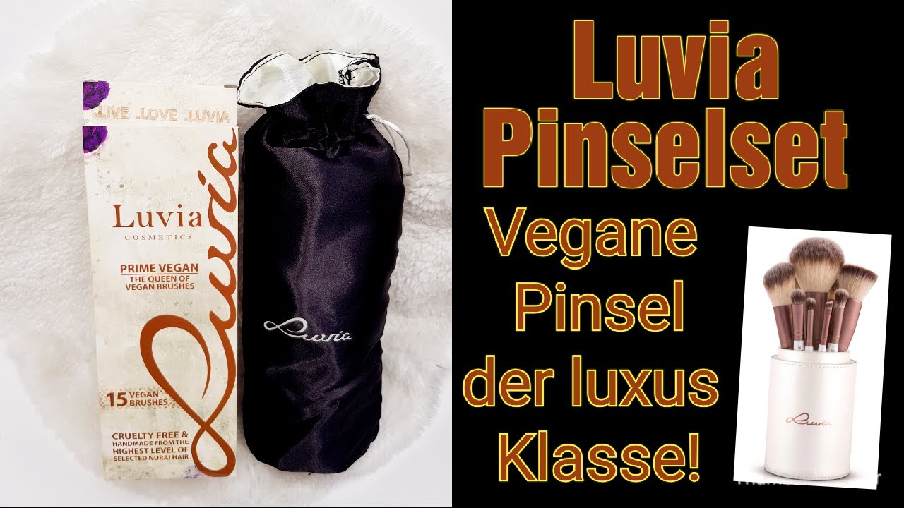 Veganes Pinsel Set | Luxus Pinsel von Luvia