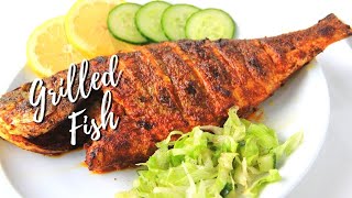 Grilled fish | Oven-grilled | Spicy whole fish | Healthy fish #shorts