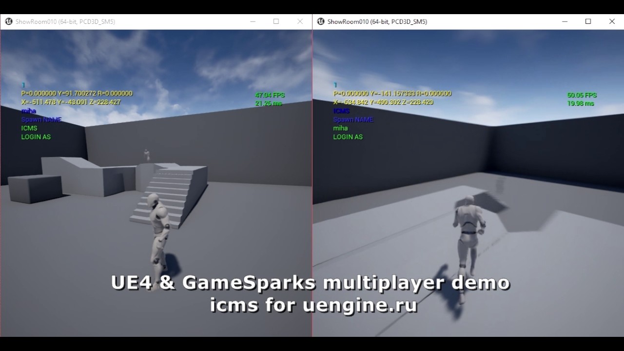 UE4 & GameSparks MultiplayerDemo icms for uengine.ru