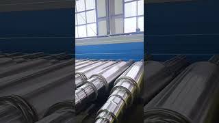 Can you see how many Calender Rollers? #roller #Package #satisfying #plastics #production #factory