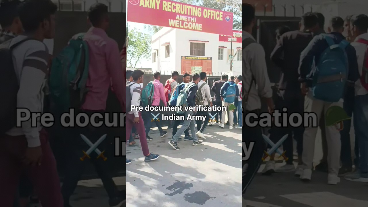 ⚔️ ARMY ⚔️ Pre document verification 🪖