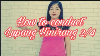 Lupang Hinirang 2/4 |Conducted by Iriesh Taculod