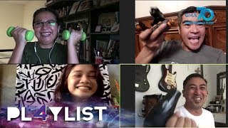 Playlist Extra Members Of Imago Pose With Home Items In Bring Me Quarantine Edition Challenge