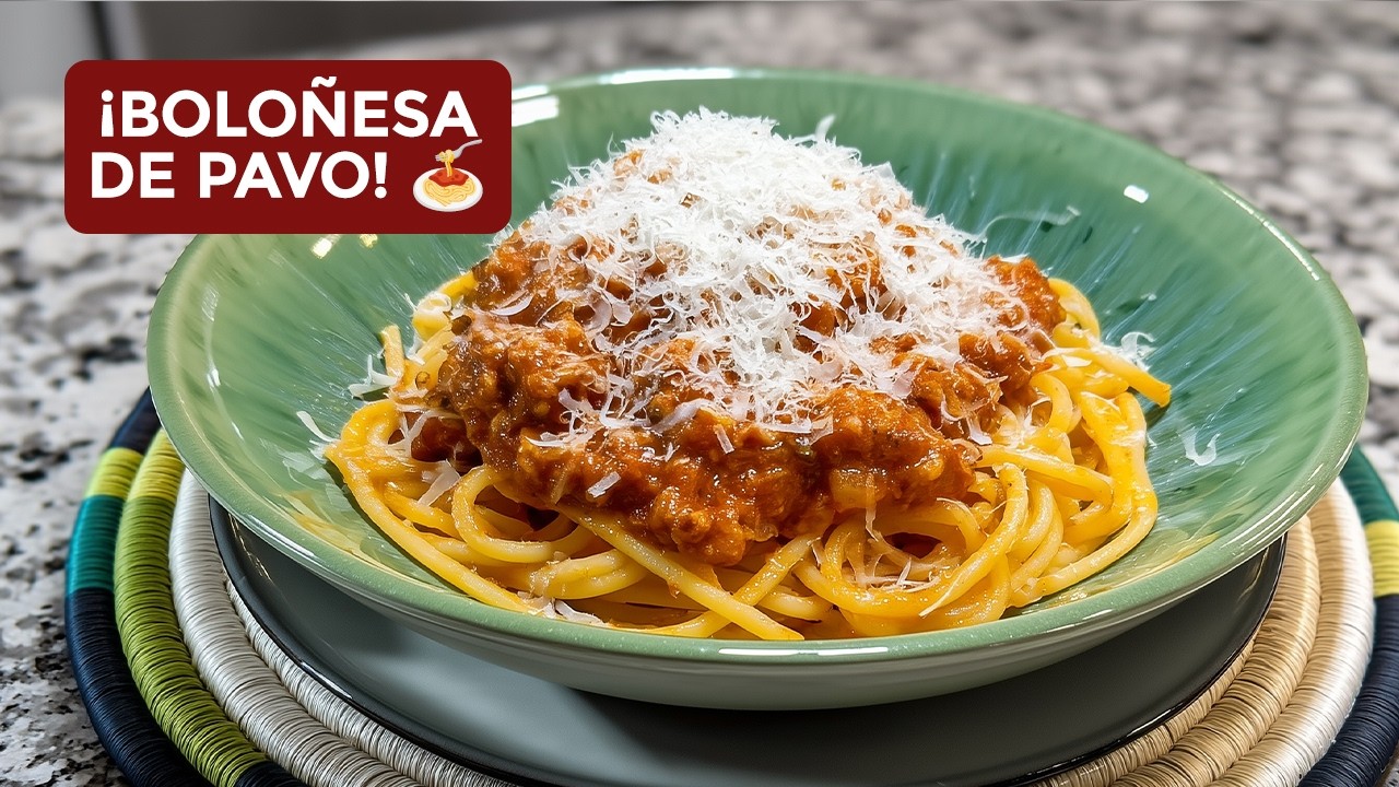 Salsa Boloñesa Tradicional (Versión Ligera con Pavo) 🍝🇮🇹 | Receta de Marcella Hazan