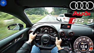 2020 Audi RS3 POV Test DRIVE Sportback 400 HP ACCELERATION