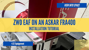 How to install an ZWO EAF on an ASKAR FRA400
