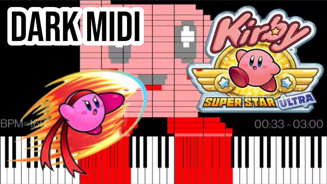 Dark MIDI Kirby Super Star Ultra King Dedede Battle (Rock