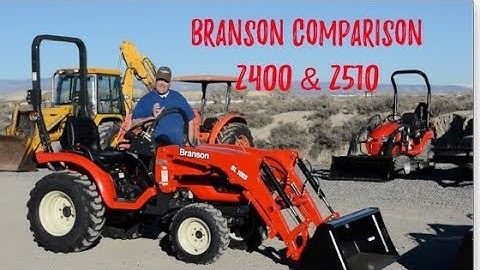 2400H and 2510 Branson Tractors