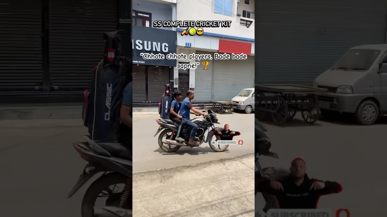 Young Cricketer Flaunts SS Cricket Kit & Bat with Thumbs-Up! 🏏🔥 