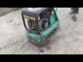 三笠 ミカサ MVH-306DSC 前後進 バイブロ コンパクター コンパクタ プレート 転圧機 舗装 330kg セル ディーゼル 6.5馬力