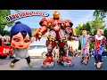 Badut mampang lucu joget hedon vs robot  kumpulan badut jalanan adu joget paling woww 