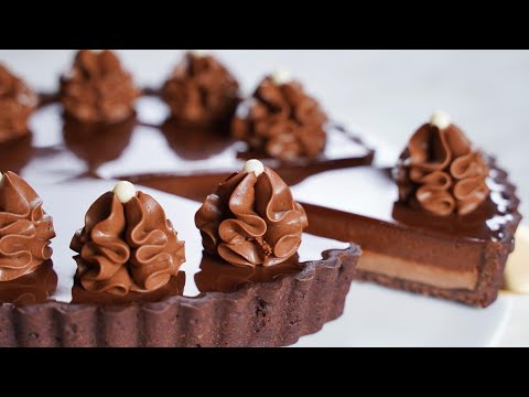          Beautiful Chocolate Mousse Tart Recipe  Chocolate Tart