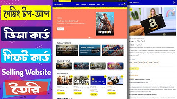 How to Create Gaming Topup, Virtual Visa Card, Gift Card Selling Website with WooCommerce