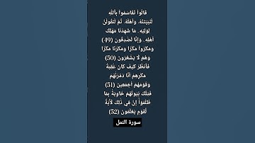 سورة النمل القارئ المغربي إلياس حجري