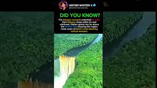This Amazon waterfall is 5x taler than Niagra #history #facts