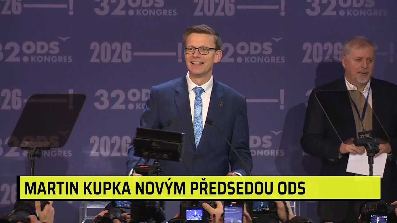 Martin Kupka je novým předsedou ODS. Stranu chce za dva roky dostat nad 20 procent