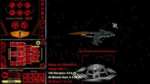 Starfleet Command-- Klingon Battleship vs Federation
