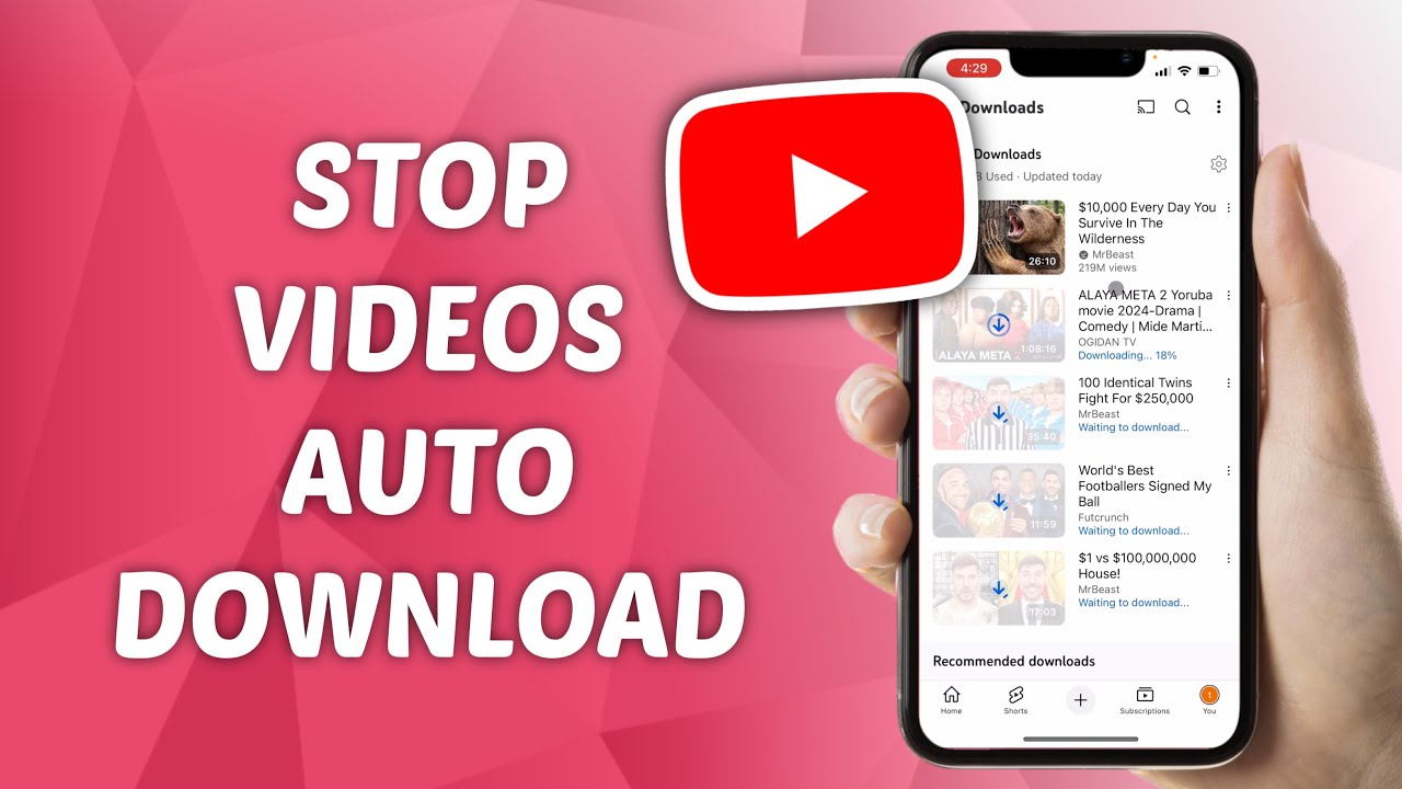 How to Stop Videos from Downloading Automatically on YouTube