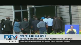 CS Raphael Tuju still admitted in ICU at Karen Hospital