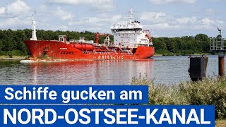 My favorite place on the Kiel Canal | Watch ships in fisherman's hut | Germany