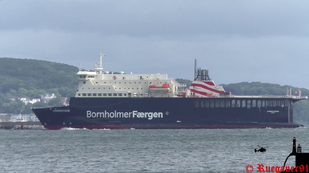[HD] Ferry MS Hammerode ,the last Month, at Route Sassnitz - Bornholm