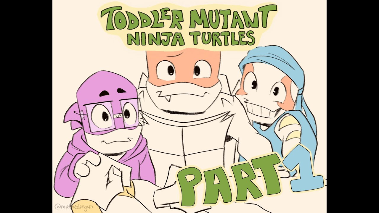 «Малыши-Черепашки-Ниндзя: Часть 1» || ROTTMNT Comic Dub ||
