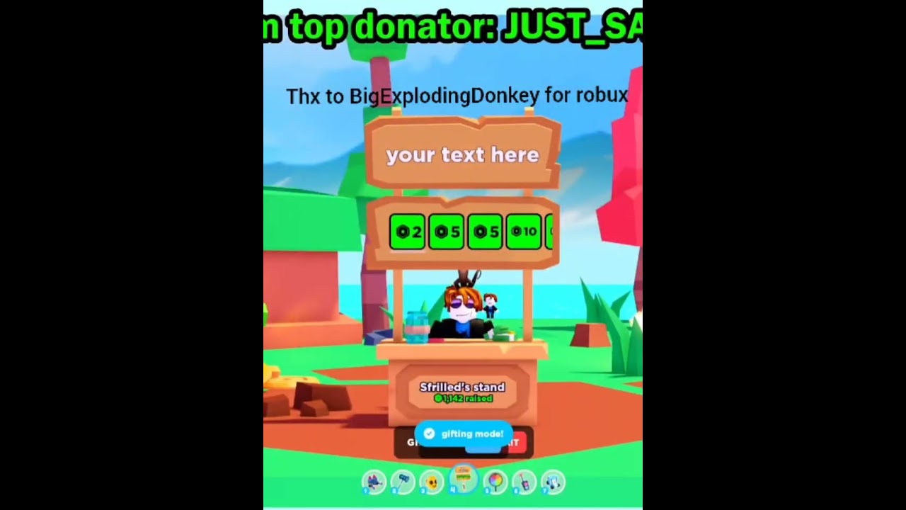 If I get 2 robux the video ends[THX to 