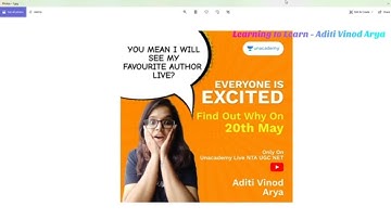 A big Update II NTA UGC NET II Aditi Vinod Arya