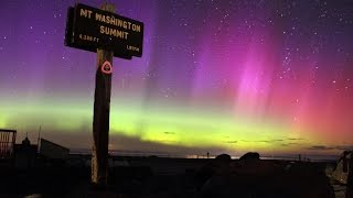 Undercast and Aurora on the Summit