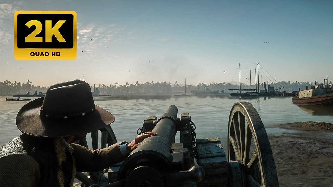 Rdr 2 Can a Cannon sink a Large Ship - YouTube