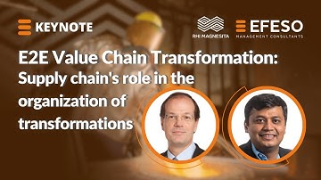 E2E Value Chain transformation: Supply chain