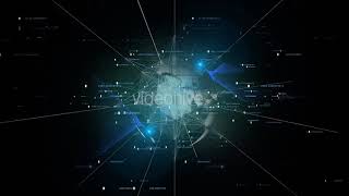 Planet Earth Hologram Background | Motion Graphics - Videohive template