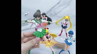 5Pcs-Set Sailor Moon Anime Figure Mizuno Ami Tsukino Usagi Hino Aino Kawaii Doll 5Pcs-Set Sailor Moon Anime Figure Mizuno Ami Tsukino Usagi Hino Aino Kawaii Doll