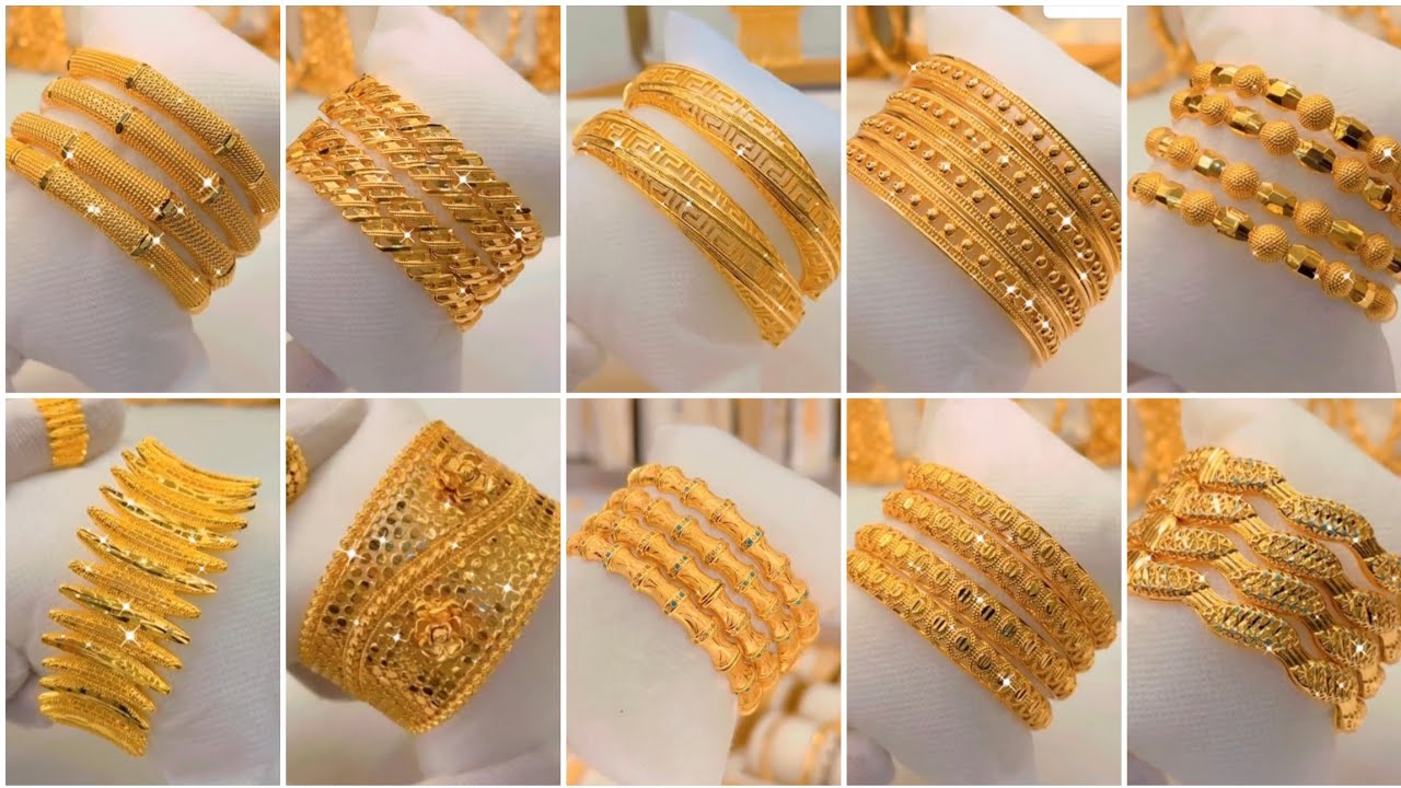 Latest Trends in Gold Bangles & Bracelet designs| New model Gold Bangles|Royal Gold Bracelet designs