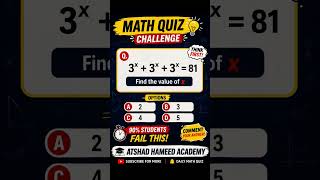 90% Students Fail This 😳 | Math Quiz Challenge 🔥 | Can You Solve It?