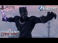 Marvel S Avengers MCU Black Panther Civil War Suit Gameplay 4K 60FPS PlayStation 5