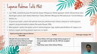 Perkembangan Sistem Pendidikan Di Malaysia Selepas Merdeka Dan Hubungannya Dengan Fpk Youtube