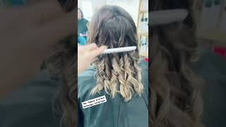 The famous braided balayage technique 😍 #salon #hair #shorts